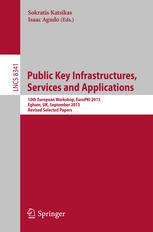 Procedings of the 10th European Workshop on Public Key Infrastructures, Services and Applications